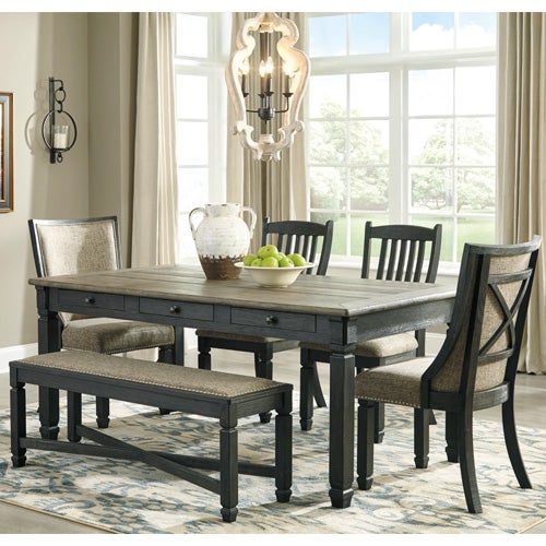 Signature Design by Ashley Tyler Creek Dining Table with 4 Chairs