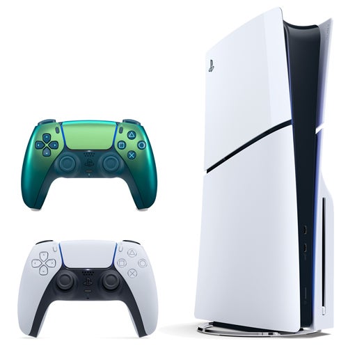 初売りセール Slim PS5 1TB Controller Teal Chroma Extra & Console Disc Nintendo Switch