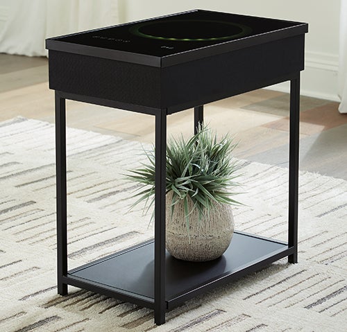 Gemmet Accent Table - Black Gemmet Accent Table - Black